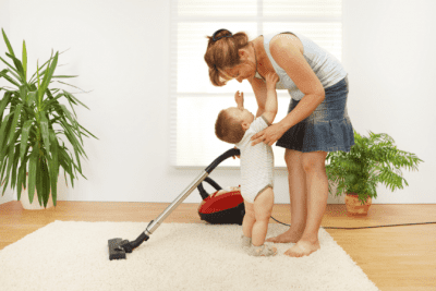 How Important is House Cleaning, Child Wants Woman to Pick Them Up
