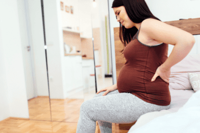 Cleaning While Pregnant, Pregnant Woman Sore Back