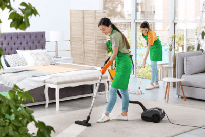 Cleaning Employee to Contractor, Two House Cleaners