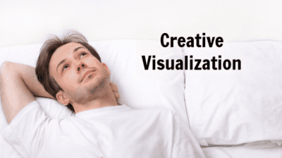 Creative Visualization, Man in Bed Thinking, Creative Visualization