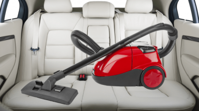 Organize Your Cleaning Car, Vacuum in Car