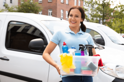 Ask a House Cleaner Rabbit Hole, House Cleaner With Supplies