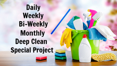 Ask a House Cleaner Rabbit Hole, Service Schedule