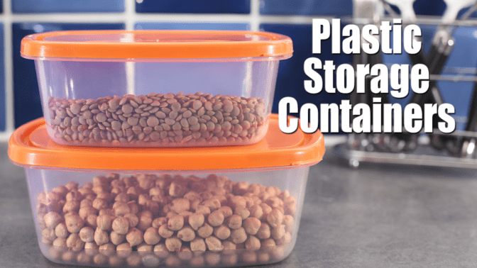 Non-Pinterest Pantry, Plastic Storage Containers